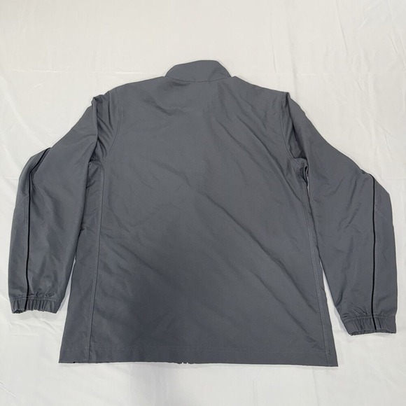 Nike Dri Fit Track Jacket Full Zip Long Sleeve Men's Size Large Gray - Picture 4 of 8